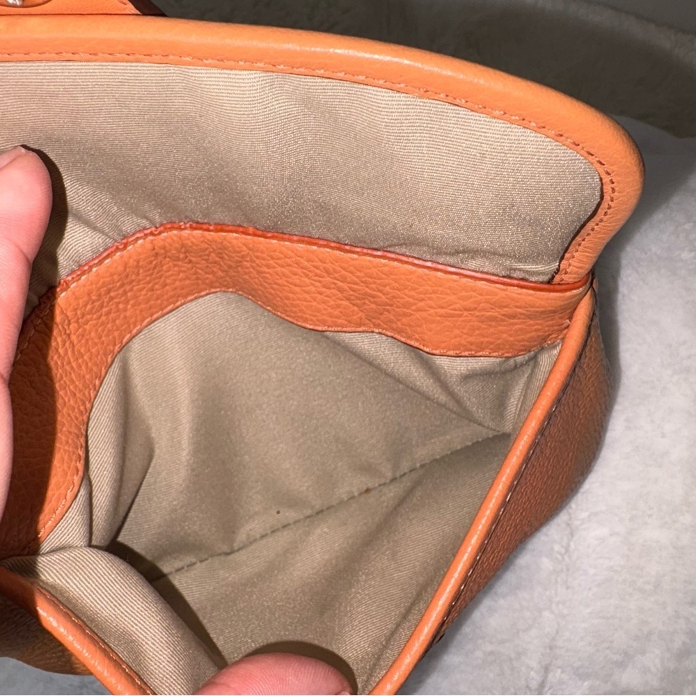 Coach Tan Leather Wristlet wallet - Picture 2 of 5